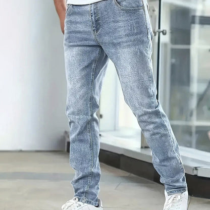 Herre moderne slim fit stretchjeans