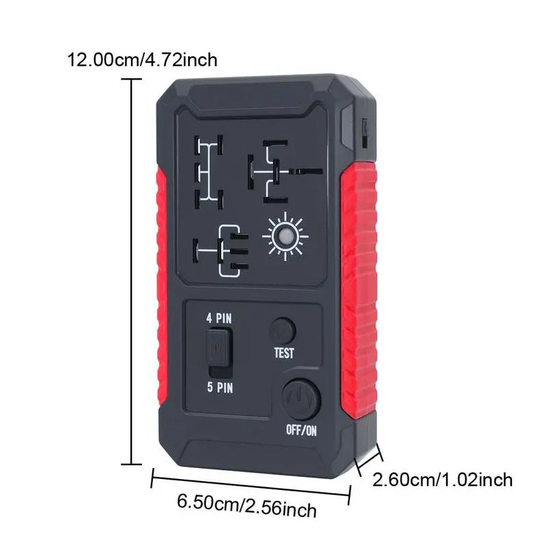 🔥2026 Ny oppgradering og godt salg🔥USB-C bilrelétester for 4/5-pins reléer
