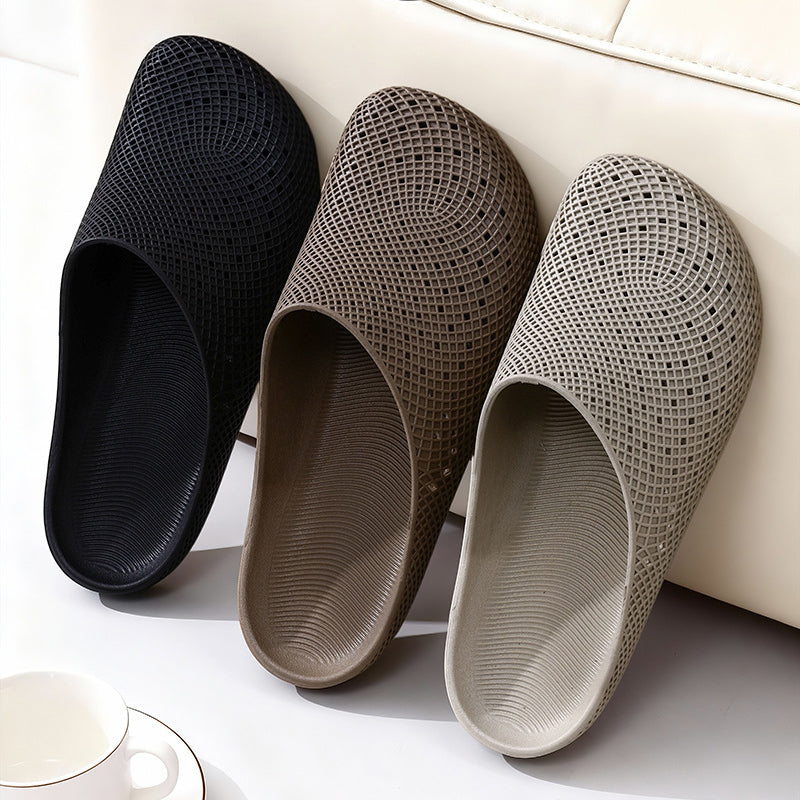 Unisex pustende slip-in tøfler med nettinghull