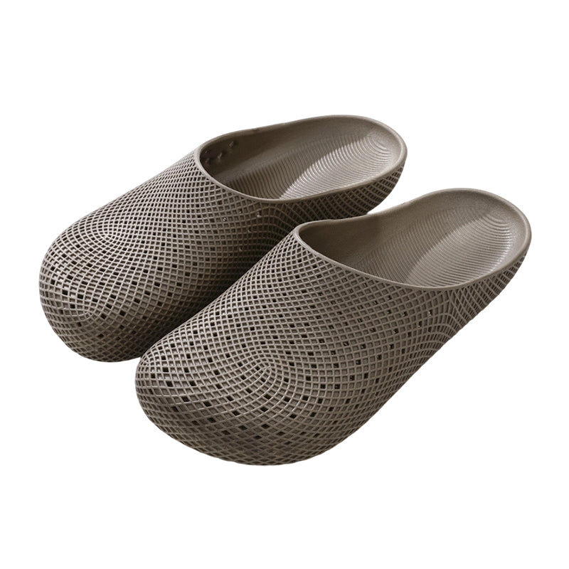 Unisex pustende slip-in tøfler med nettinghull