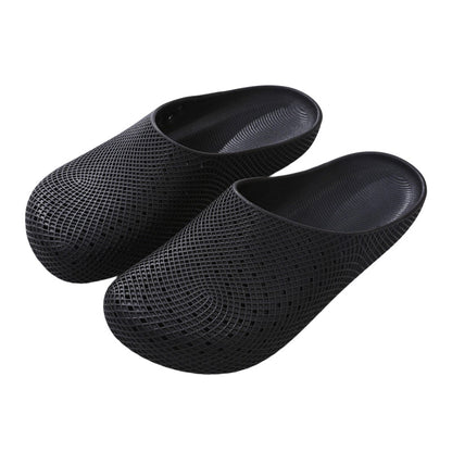 Unisex pustende slip-in tøfler med nettinghull