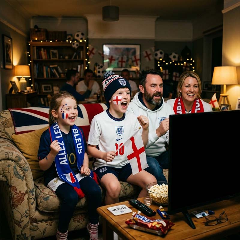 Nasjonalflagget ansiktsmalingsstift for sportsfans