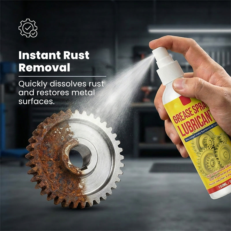 Multifunksjonell rustfjerner og smørespray