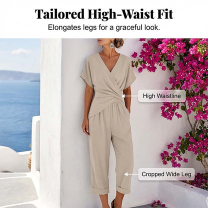 💃 Elegant ensfarget todelt sett – skaper umiddelbart en feminin silhuett!