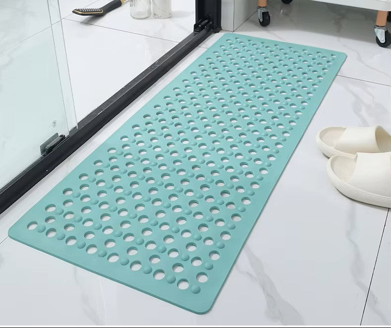 🛀Sklisikker badematte🧹Behagelig tekstur, absorberende og maskinvaskbar💦