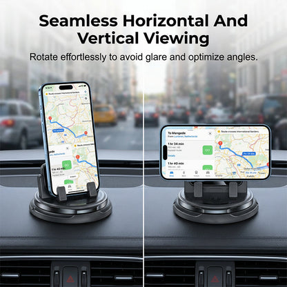 Mobilholder til Bil med 360° Rotasjon for Dashbord