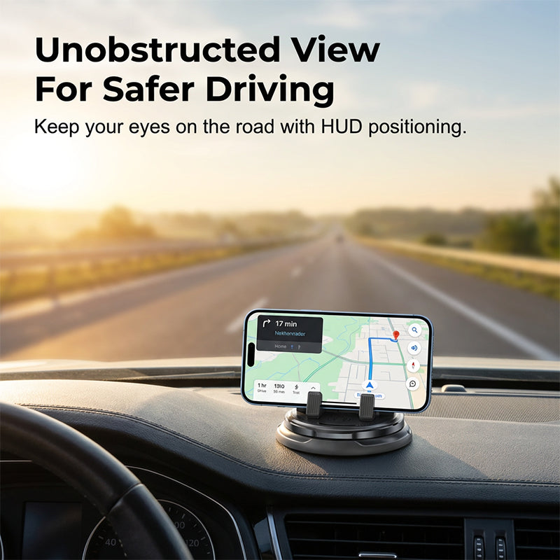 Mobilholder til Bil med 360° Rotasjon for Dashbord