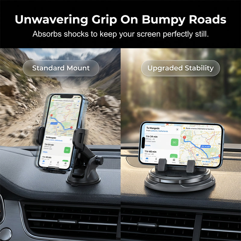 Mobilholder til Bil med 360° Rotasjon for Dashbord