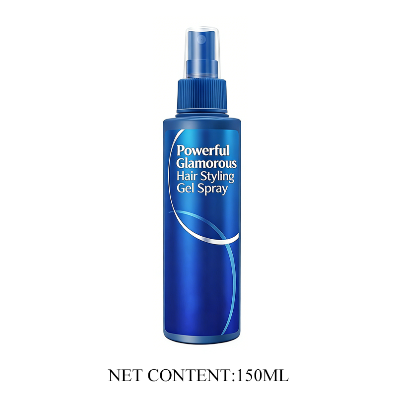 Kraftig, glamorøs hårstylinggel-spray