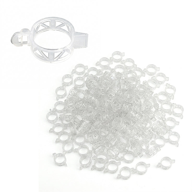 🧷 48% RABATT NÅ! ⚡ 100 STK. hurtiglåsende plantestøtteklemmer – solid støtte, enkel installasjon og gjenbrukbart design 🌱