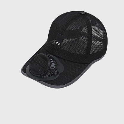 🔥 Hot salg 48% RABATT🔥Pustende baseballcaps med solcellevifte
