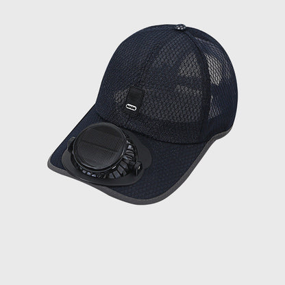 🔥 Hot salg 48% RABATT🔥Pustende baseballcaps med solcellevifte