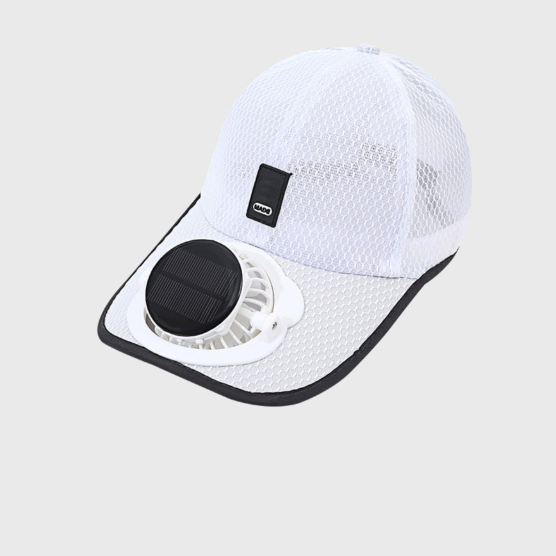 🔥 Hot salg 48% RABATT🔥Pustende baseballcaps med solcellevifte