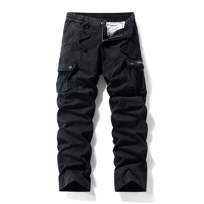 👖 48 % RABATT NÅ! 🛠️ Taktiske cargobukser i bomull – mange lommer, forsterkede sømmer og justerbar midje 👖🪖