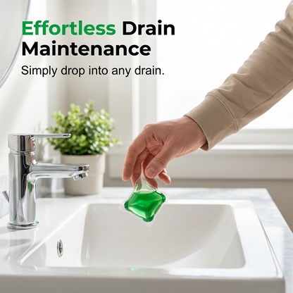 🏠💧 48% rabatt! Drain deodoranttabletter – bioenzymformel nøytraliserer lukt direkte ved kilden. Øyeblikkelig friskhet uten sterke kjemikalier. Si farvel til ubehagelig lukt. 🚰✅
