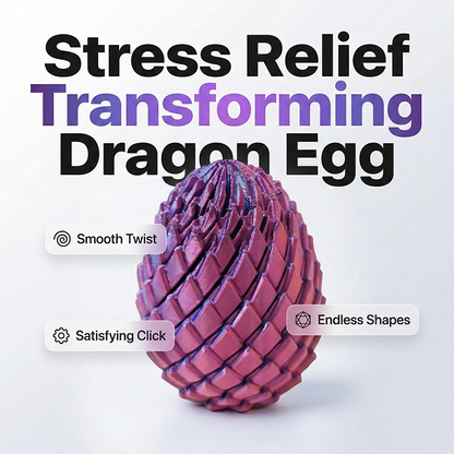 🎁 3D-drageegg 🦖 = det perfekte antistressmiddelet: bare en rask vri, og stresset er umiddelbart borte 🔄✨