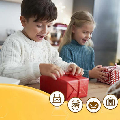 🔆 LED-lys i tre – Sensorisk leke med brytere og knapper, Montessori tidlig læring, beste gave til gutter og jenter fra 1–3 år 🧒