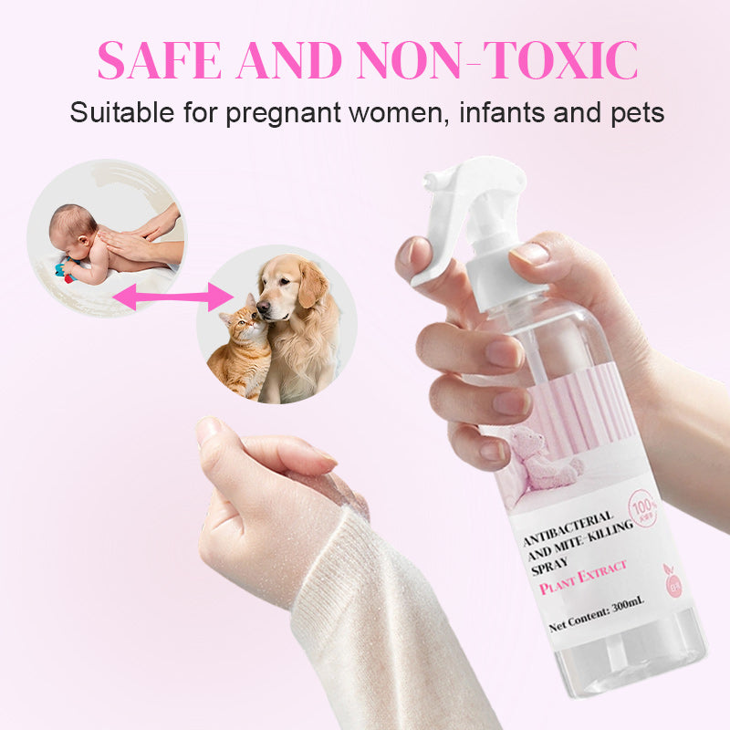 📢Siste dag! Kjøp 2 få 1 gratis! ⏰Antibakteriell og middbekjempende spray med planteekstrakter