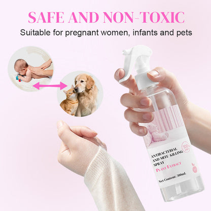 📢Siste dag! Kjøp 2 få 1 gratis! ⏰Antibakteriell og middbekjempende spray med planteekstrakter