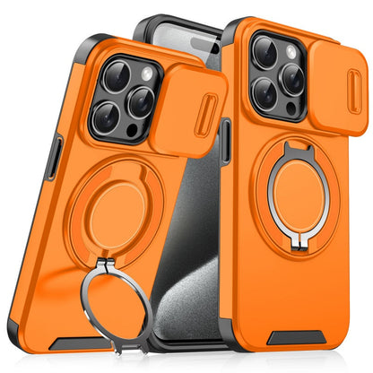 Premium telefondeksel med ringstativ til iPhone