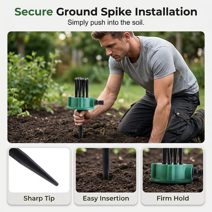 360° dekningsprinkler for presisjonshagevanning