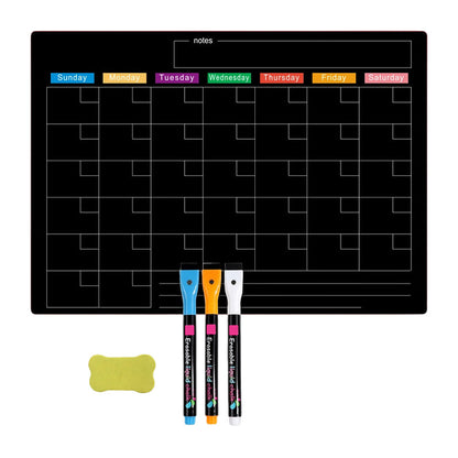 🌈Magnetisk kalendertavle med viskelige penner