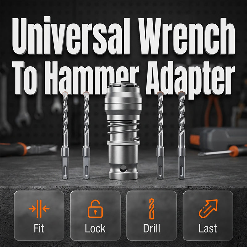 Universaladapter fra skiftenøkkel til hammer