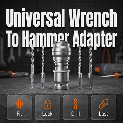 Universaladapter fra skiftenøkkel til hammer