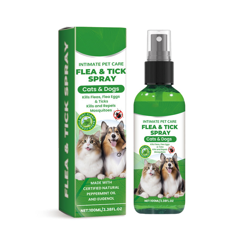 🍃Naturlig loppe- og flåttspray for hunder og katter🐾 Hold ditt kjære kjæledyr fritt for skadedyr