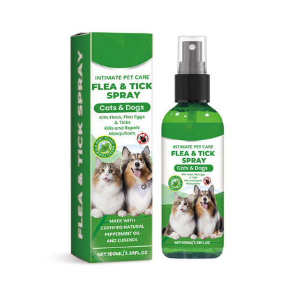 🍃Naturlig loppe- og flåttspray for hunder og katter🐾 Hold ditt kjære kjæledyr fritt for skadedyr