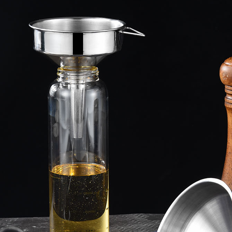 🍳 BEGRENSET TID 50 % RABATT! ✨ Kjøkkentrakt i rustfritt stål – Multibruk, plassbesparende 🧺