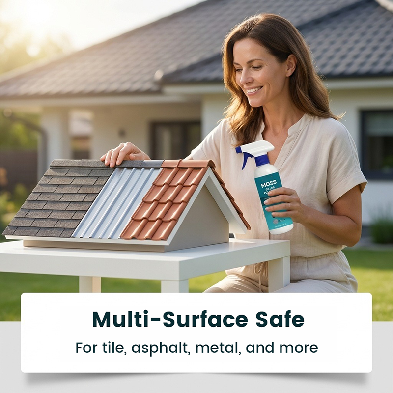 🌟SISTE DAGEN KJØP 2 FÅ 1 GRATIS!!🌧️ Mose- og algerengjøringsspray for flere overflater i taket – Spray, skyll og se det skinne! 🏠✨ Tøff mot mose, skånsom mot planter – et renere tak på få minutter. 🌿💧