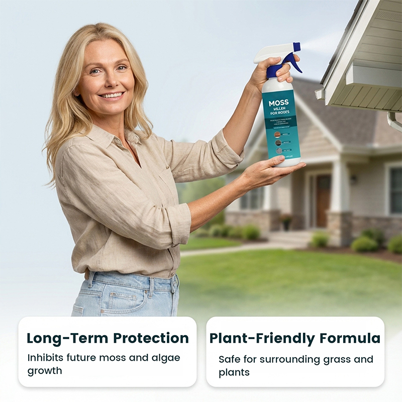 🌟SISTE DAGEN KJØP 2 FÅ 1 GRATIS!!🌧️ Mose- og algerengjøringsspray for flere overflater i taket – Spray, skyll og se det skinne! 🏠✨ Tøff mot mose, skånsom mot planter – et renere tak på få minutter. 🌿💧