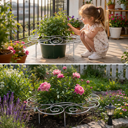Kraftig blomsterstøtteramme