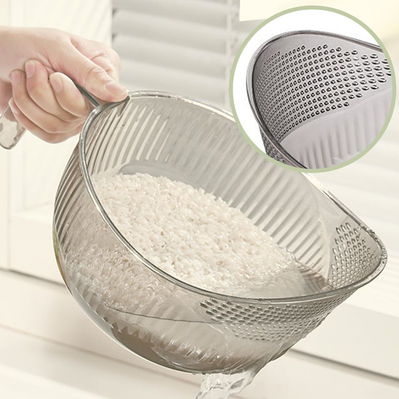 🍚 48 % RABATT! 🥣 Multifunksjonell sil for risvask med håndtak