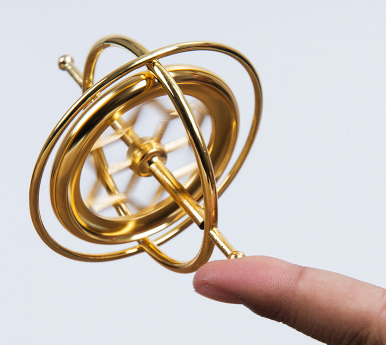 Selvbalanserende gyroskopisk stresslindrende fingertuppleke