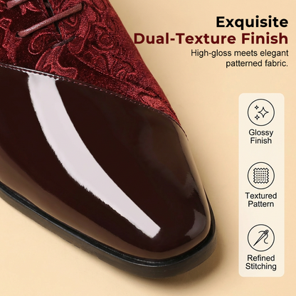 🌞Spring Awakening: 48 % rabatt!🤵Luksuriøse herresko i kontrastfarget – Høyglans og premium tekstur – Perfekt for bryllup og gallafester – Ergonomisk komfort – Den ultimate statementskoen