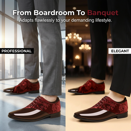 🌞Spring Awakening: 48 % rabatt!🤵Luksuriøse herresko i kontrastfarget – Høyglans og premium tekstur – Perfekt for bryllup og gallafester – Ergonomisk komfort – Den ultimate statementskoen