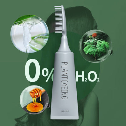 📢📢48% RABATT !! ⏰Plante-basert hårfargekalk med kam