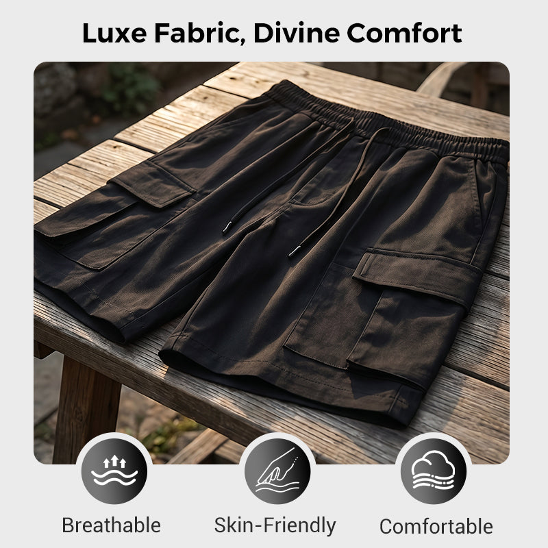 🩳48% RABATT! ✨ Herre Cargoshorts – Løs passform, flere lommer, slitesterk 🍂