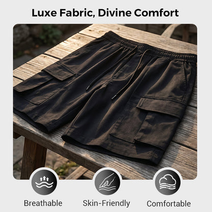 🩳48% RABATT! ✨ Herre Cargoshorts – Løs passform, flere lommer, slitesterk 🍂