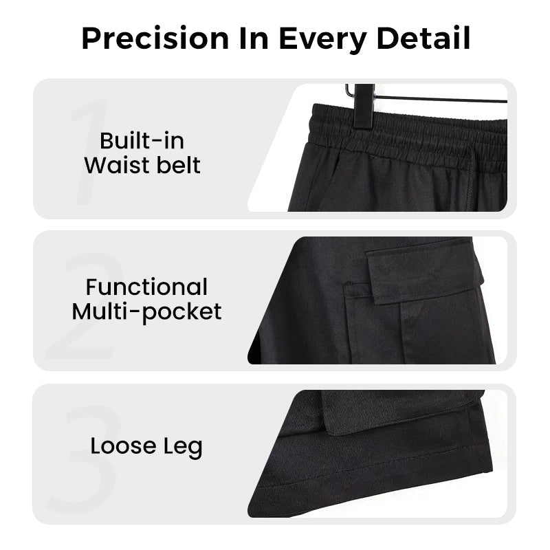 🩳48% RABATT! ✨ Herre Cargoshorts – Løs passform, flere lommer, slitesterk 🍂