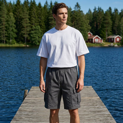 🩳48% RABATT! ✨ Herre Cargoshorts – Løs passform, flere lommer, slitesterk 🍂