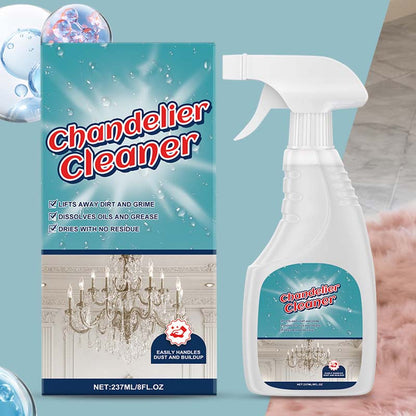 🥳2026 VARMT SALG🥳💞50 000+ SOLGT!✨💦 48 % RABATT! Rengjøringsspray for lysekrone – Fjerner støv og flekker fra krystall/metall. Ingen skrubbing, ingen rester. Beskytt lysekronens glans. En delikat jobb gjort enkelt! 💎🛡️