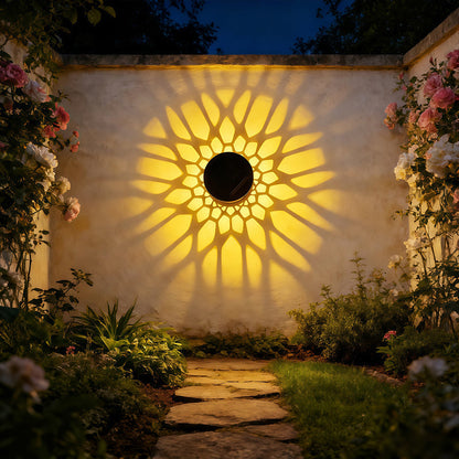 Soldrevet LED-projeksjonshagelys