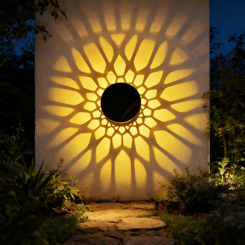 Soldrevet LED-projeksjonshagelys