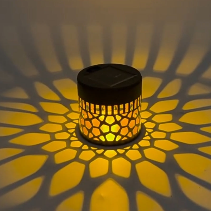 Soldrevet LED-projeksjonshagelys