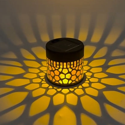 Soldrevet LED-projeksjonshagelys
