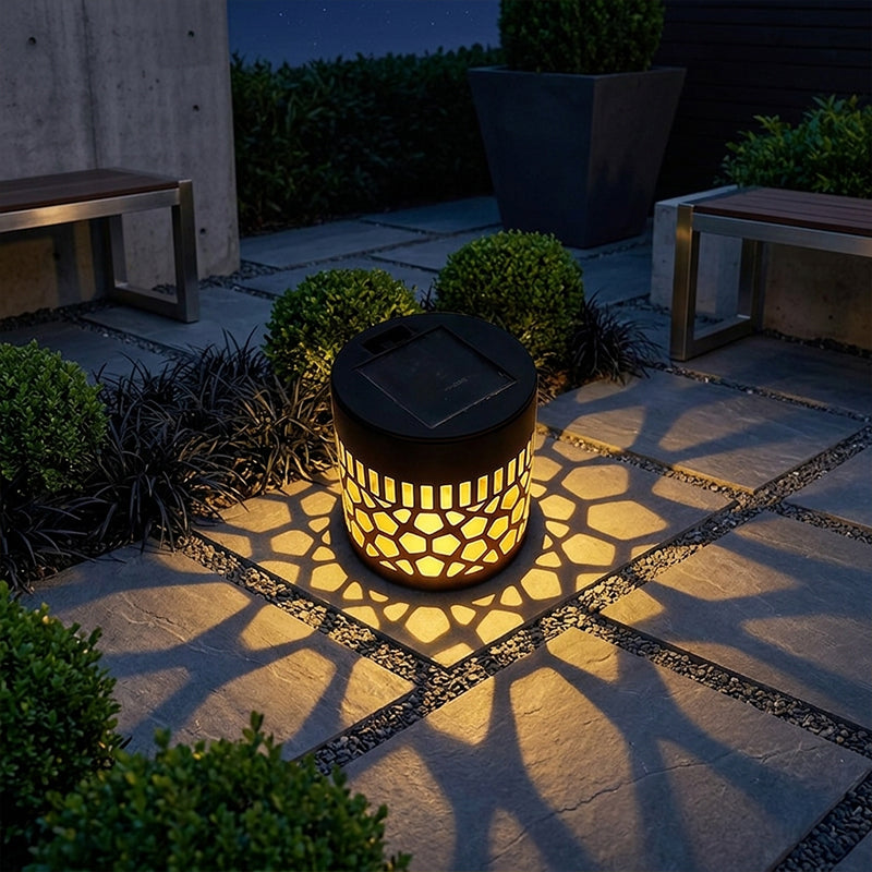 Soldrevet LED-projeksjonshagelys
