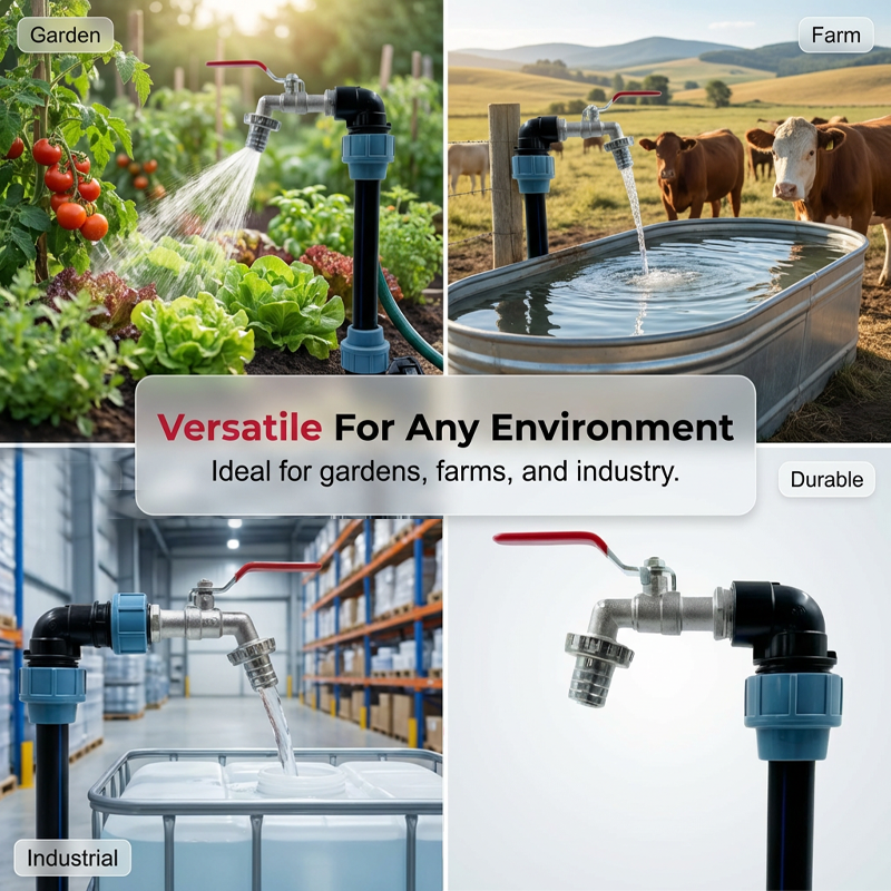 🚰 BEGRENSET TID 48 % RABATT! 💧 IBC-tankkoblingssett – Lekkasjesikker, kran i sinklegering, verktøyfri, komplett ✨